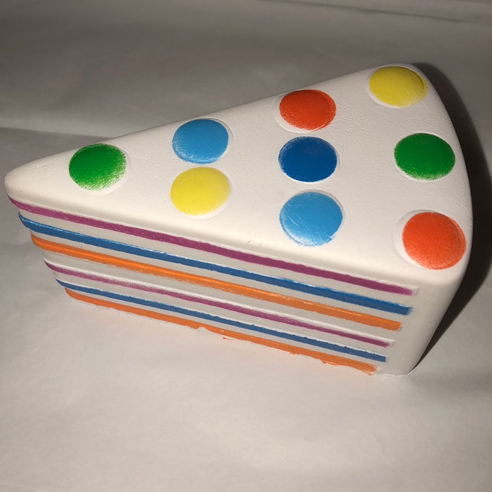 Birthday cake squishy has very small tear